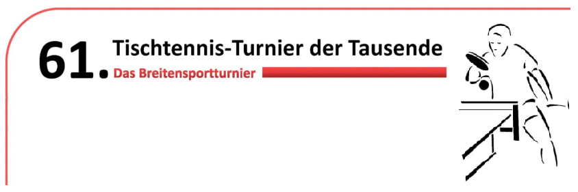 61. Tischtennis-Turnier der Tausende 2025